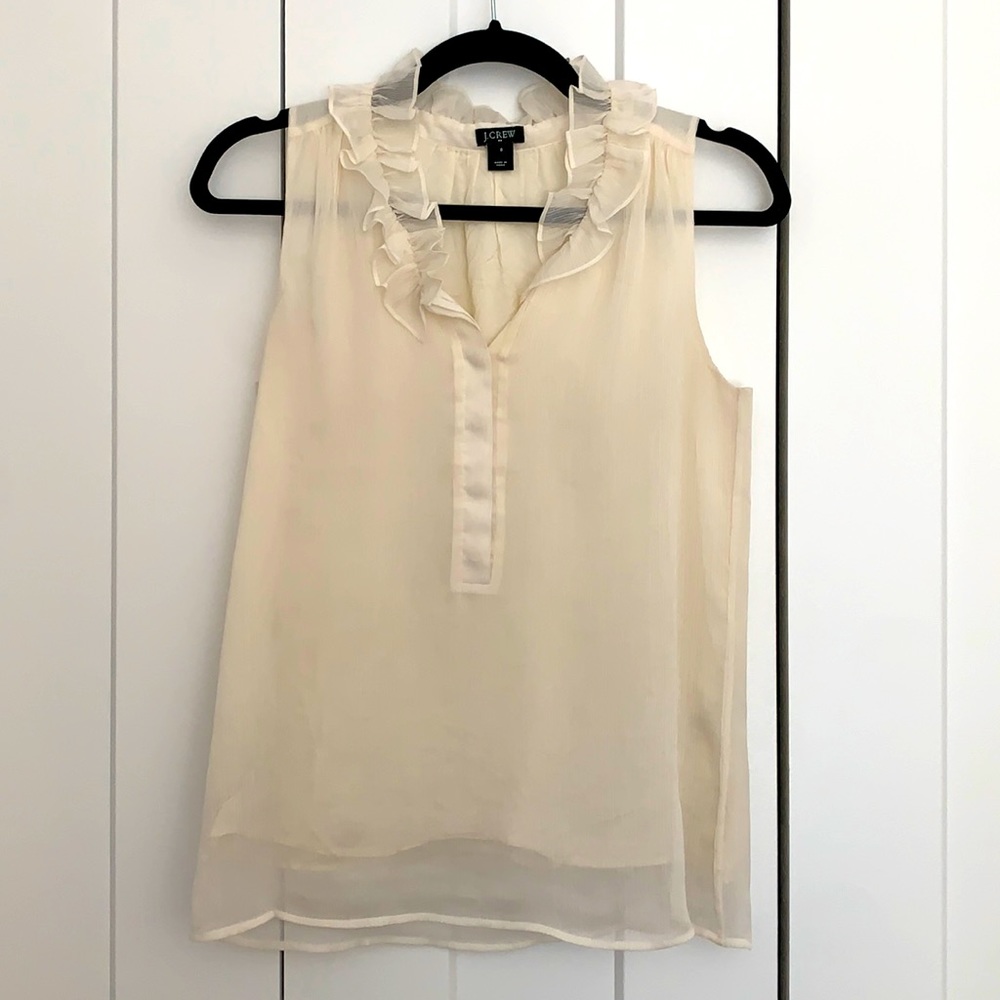 J Crew Cream Top/Blouse